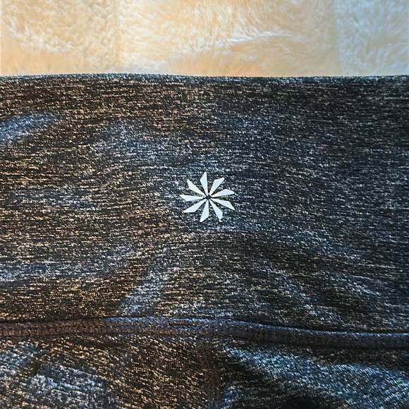 Athleta Odyssey Chaturanga Yoga Capri Leggings in Dark Gray Size Small - Picture 4 of 6